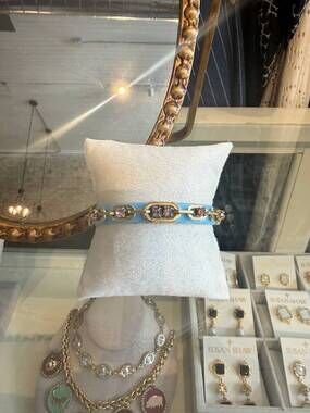 NEW TOVA hillary cuff bracelet in turquoise